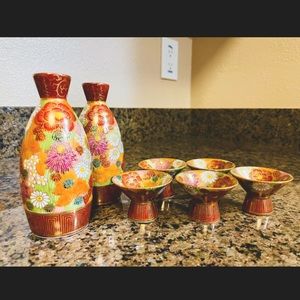 Kutani-yaki Saki Set